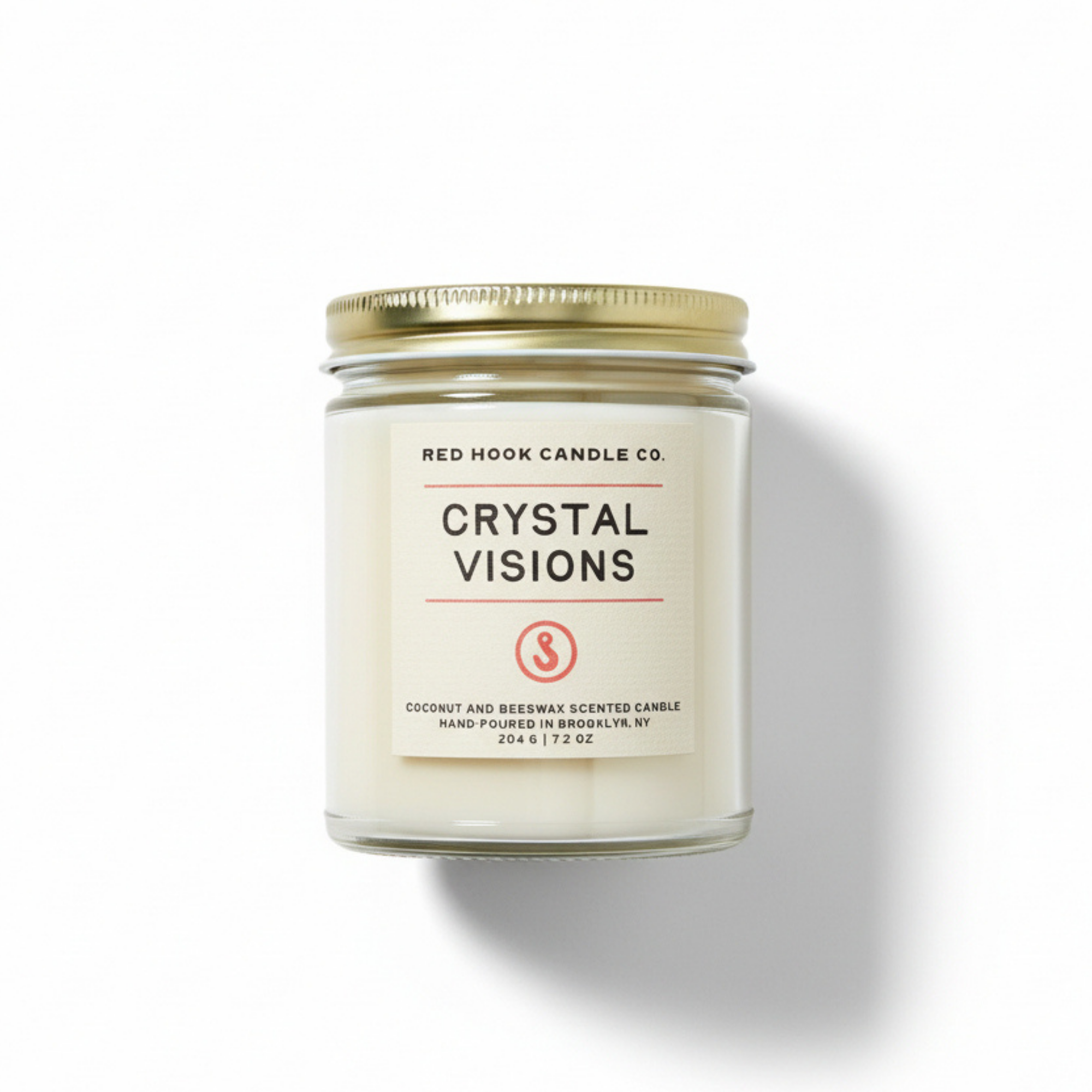 Crystal Visions Scented Candle | Palo Santo & Sandalwood | Coconut Wax Blend