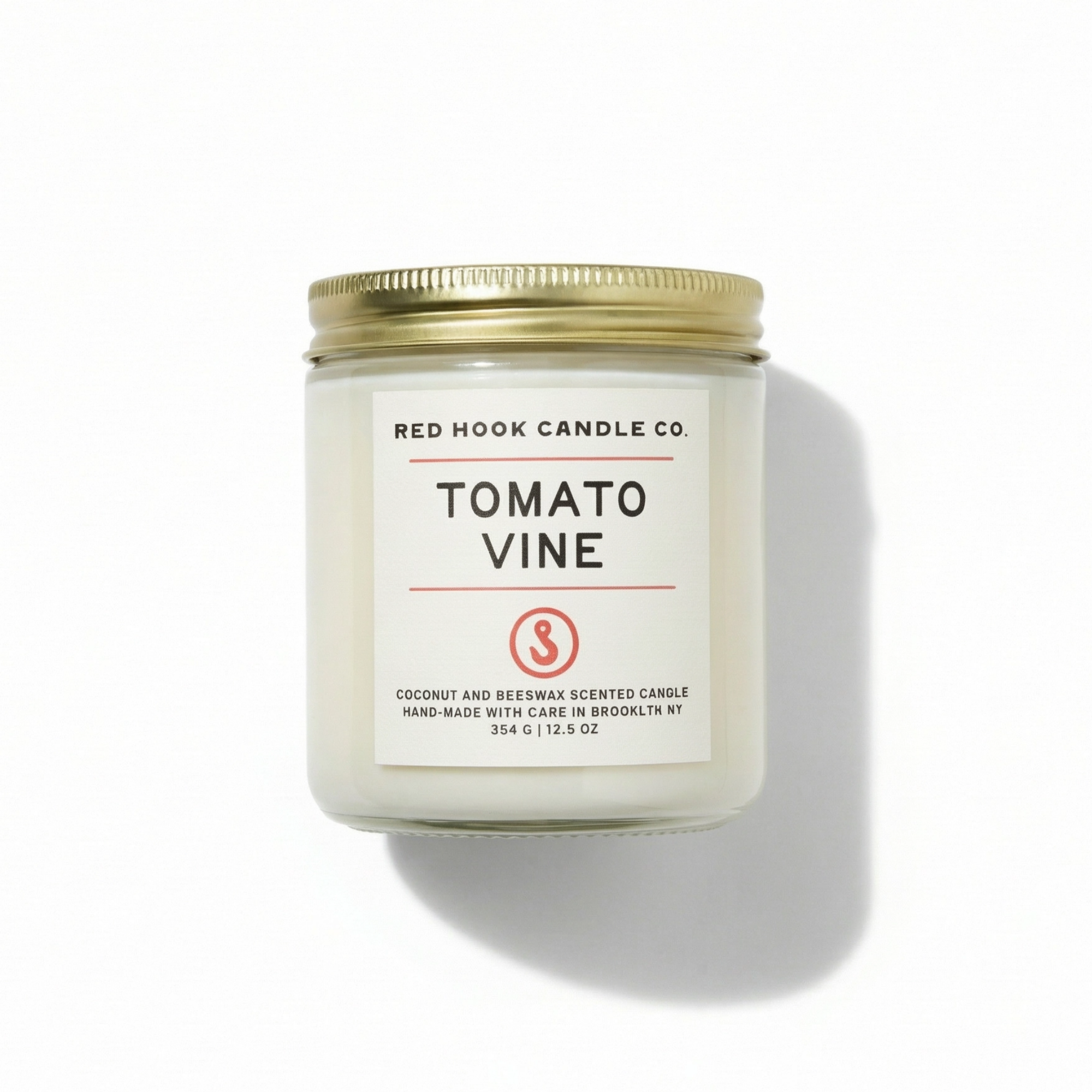 Large Tomato Vine Candle | Leafy Tomato, Basil & Moss | Hand-Poured in Brooklyn