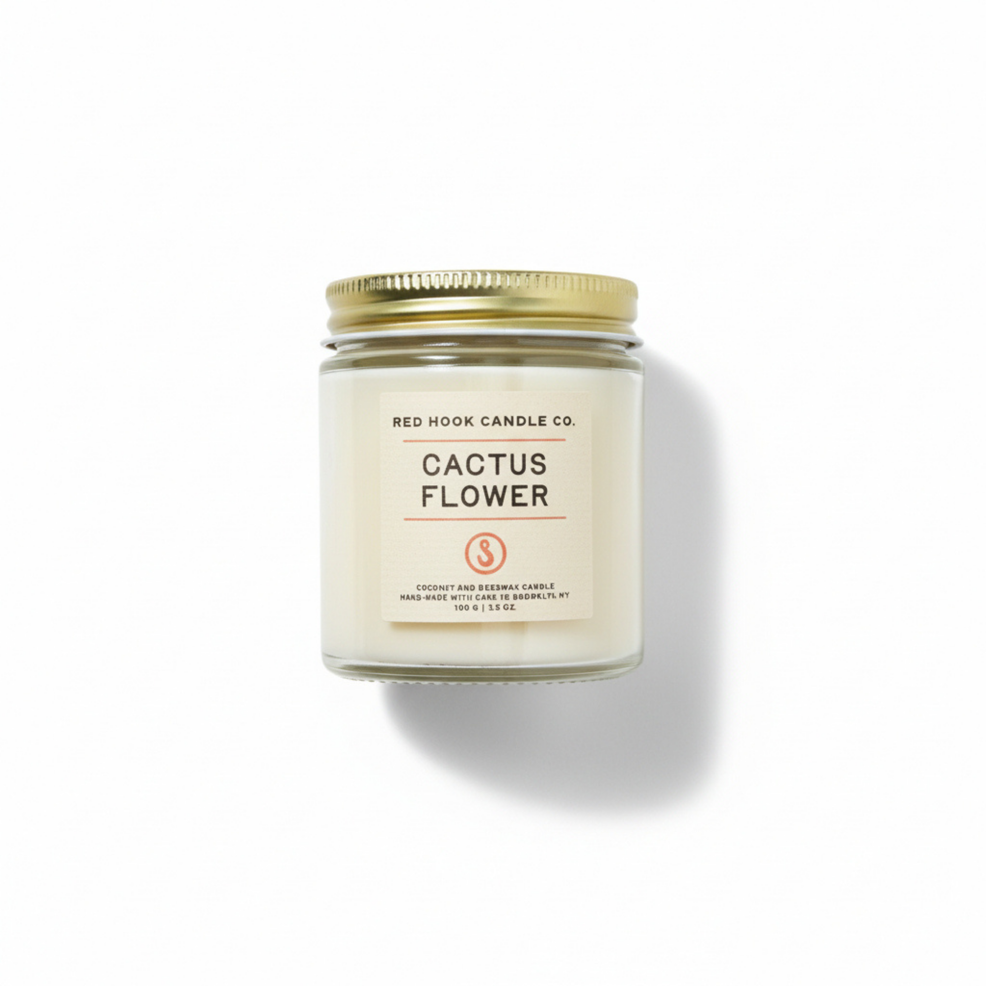 Mini Cactus Flower Candle | Sunny Aloe, Agave & Patchouli | Hand-Poured in Brooklyn