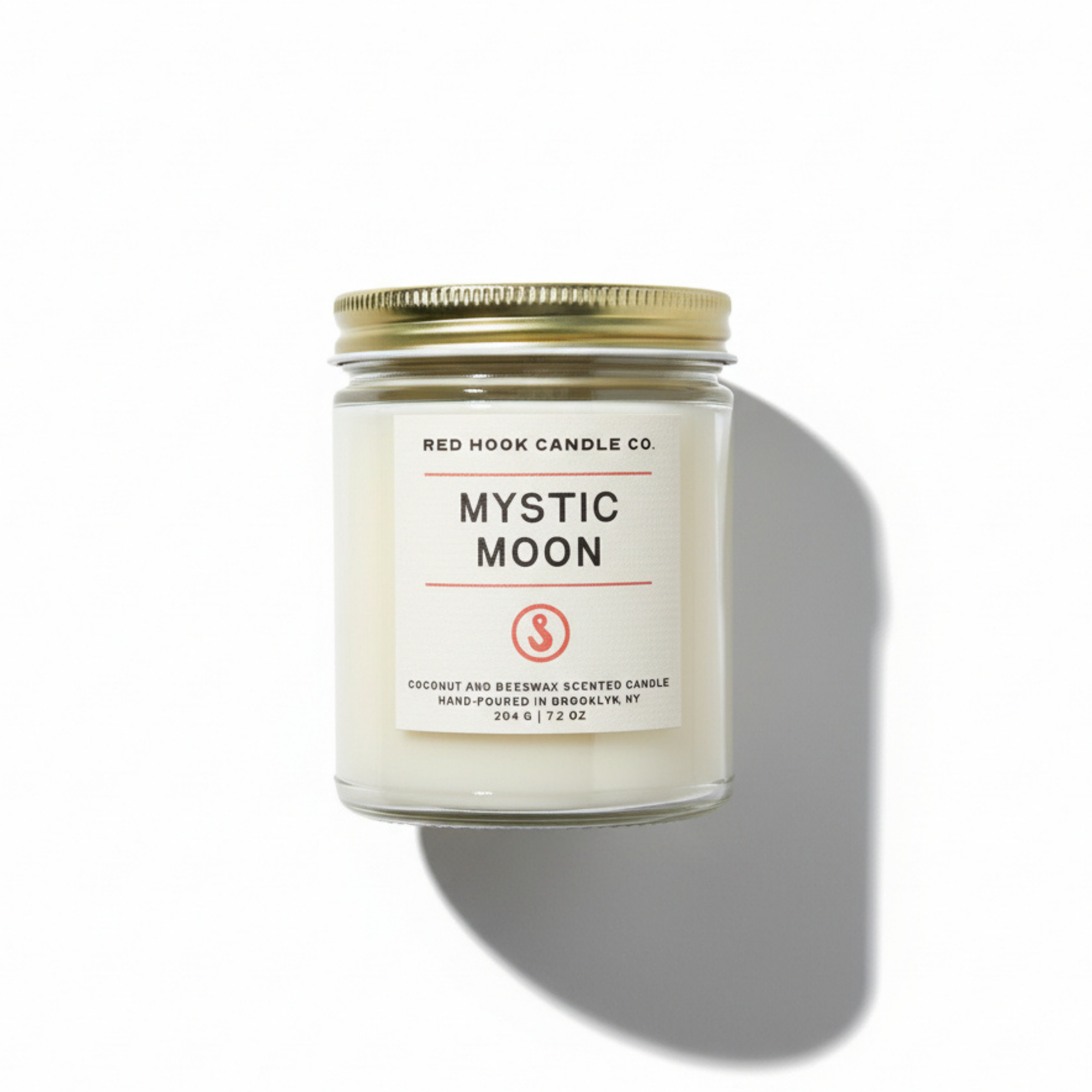 Mystic Moon Scented Candle | Leather, Saffron & Rose | Coconut Wax Blend