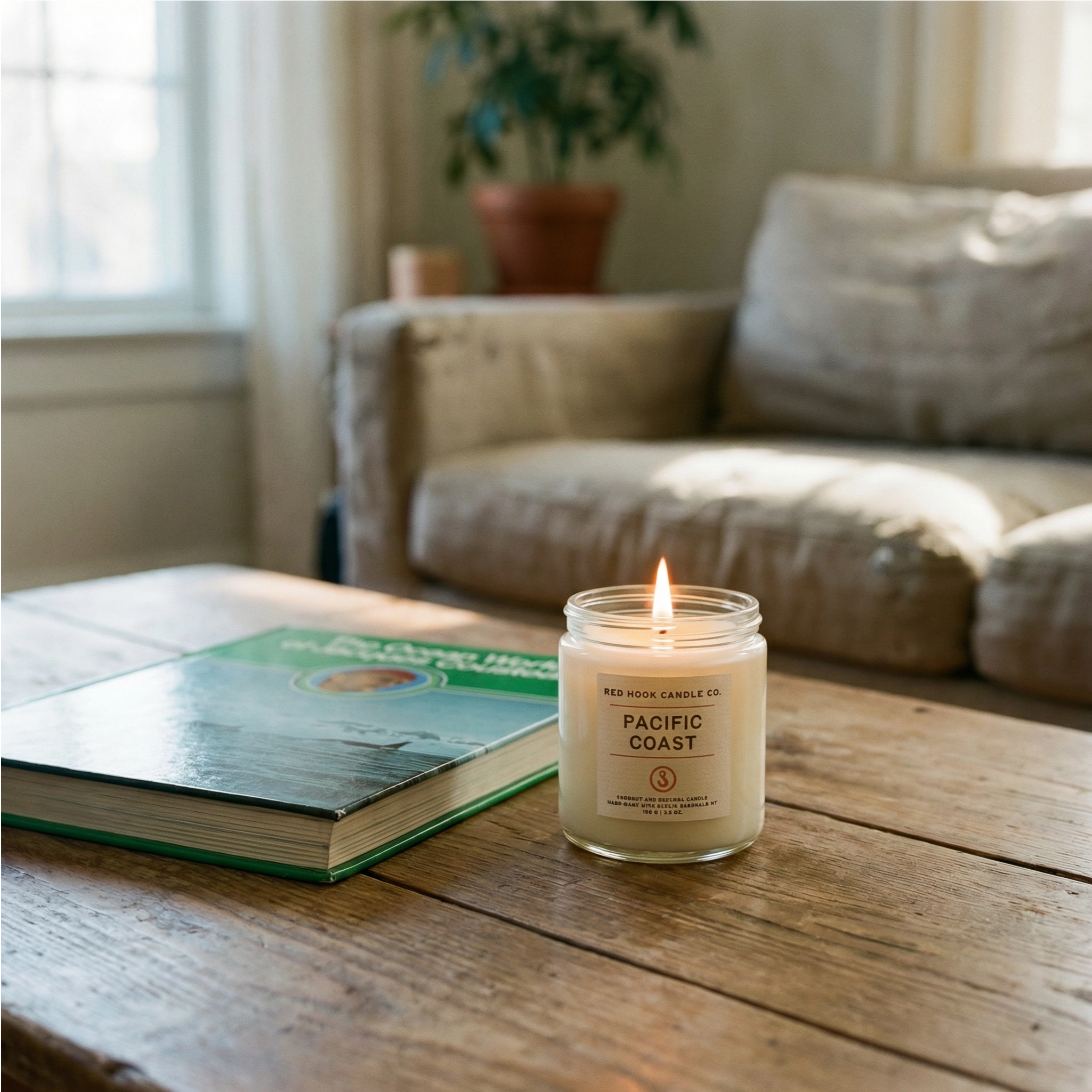 Mini Pacific Coast Candle | Salty Redwood, Sea Salt & Sage | Hand-Poured in Brooklyn