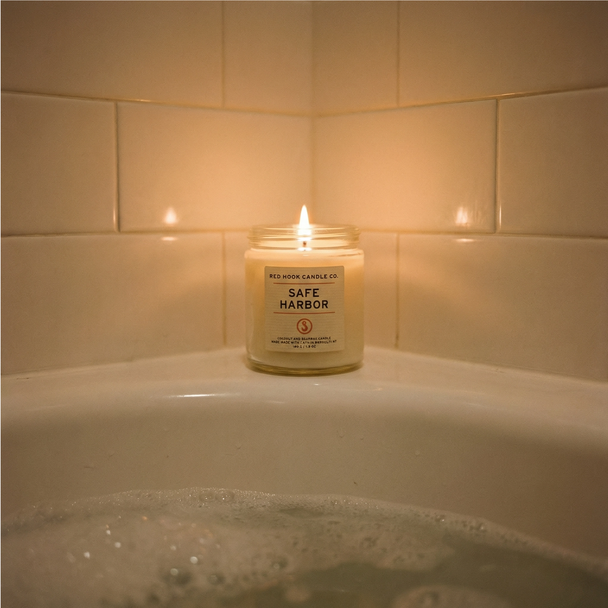 Mini Safe Harbor Candle | Misty Eucalyptus, Marine & Lavender | Hand-Poured in Brooklyn